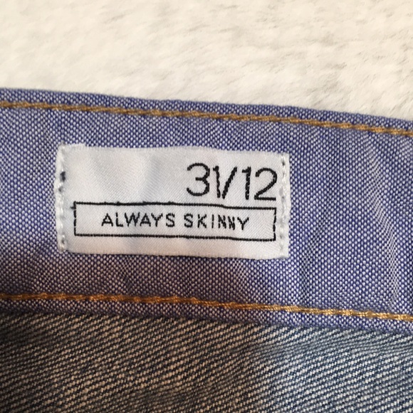 Gap 1969 Always Skinny Jeans size 12 - Picture 6 of 11